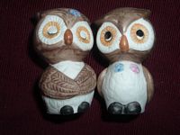 Owls with a satin finish